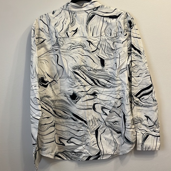 100% Cotton Icône ink blot blouse - Picture 4 of 5